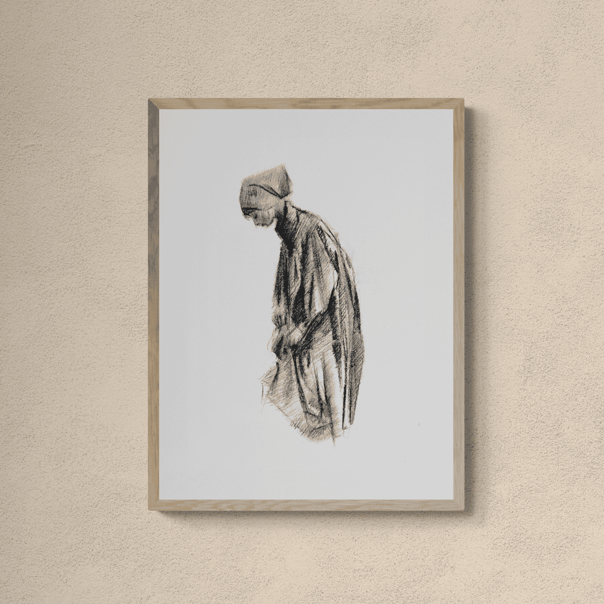 LA NONNA GIOVANE 05 WOODEN FRAMED POSTER
