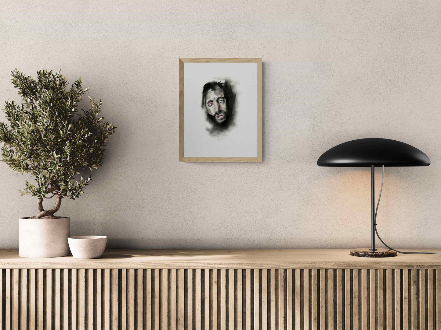 CICATRICI 02 WOODEN FRAMED POSTER