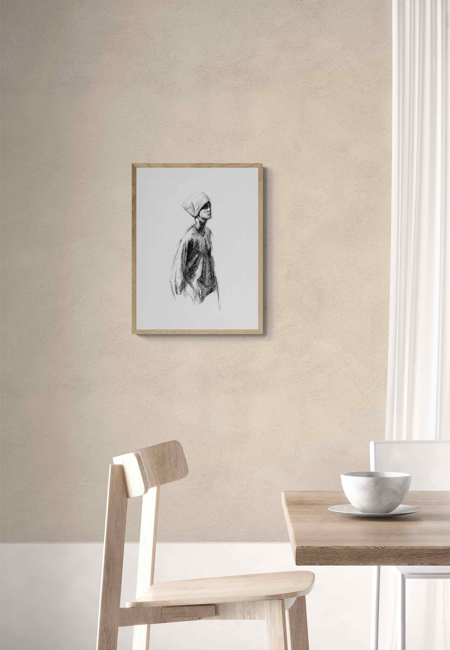 LA NONNA GIOVANE 05.1 WOODEN FRAMED POSTER